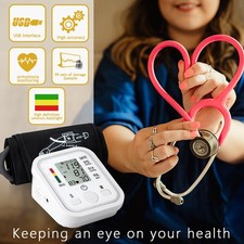 LED Digital Arm Blood Pressure Monitor BP Cuff Irregular Heartbeat Detection