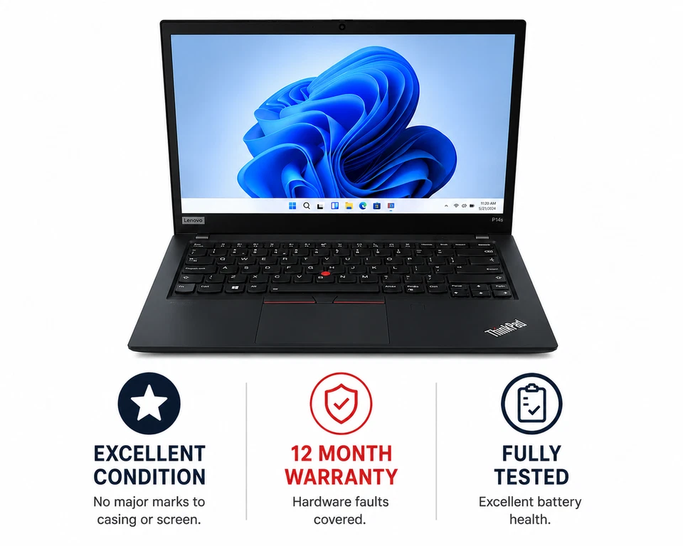 Lenovo ThinkPad P14s G2 · i7-1185G7 · 16GB · 512GB, photo 3 of 5