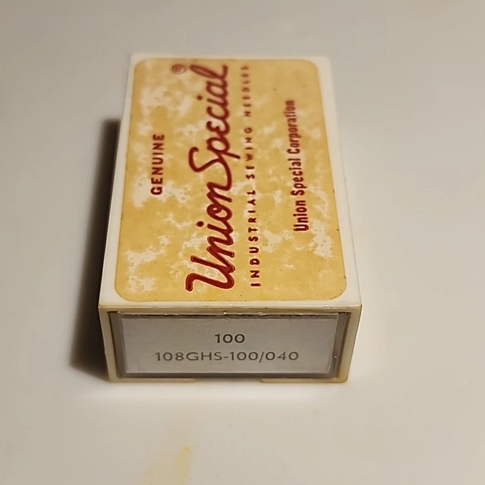 Agulhas de costura especiais vintage Union 108GHS - 110/040 98 peças - Imagem 3 de 4