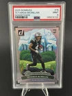 2025 DONRUSS FOOTBALL Tetairoa McMillan Downtown RC ROOKIE PSA 9 Panthers