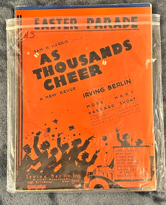 Pkg#3 (20) Vintage/antique 1920s-1940s SHEET MUSIC Singles Musicals Pop Classics