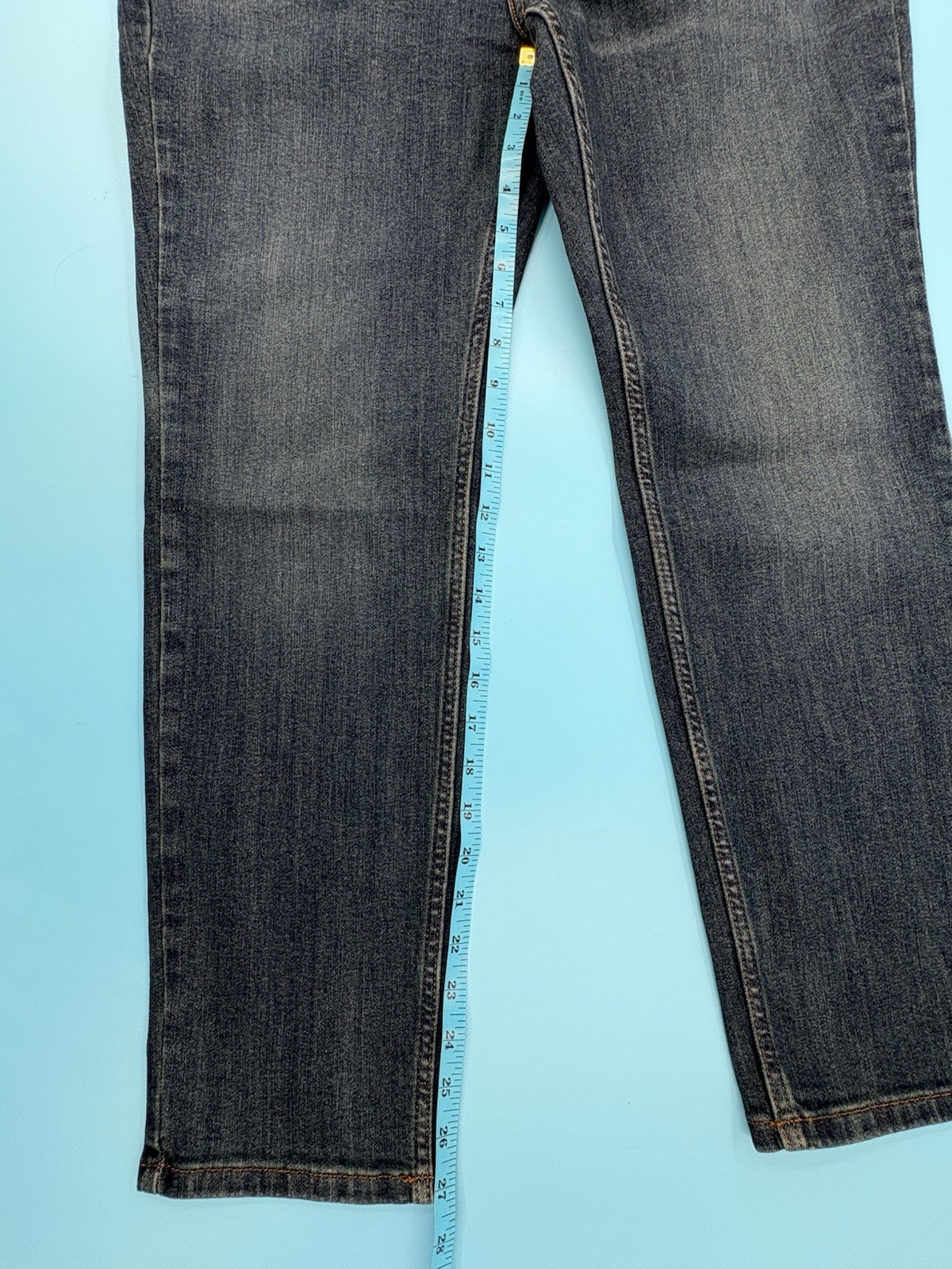 Carhartt Jeans Women's Mid Rise Jean Slim Tapered Fit Rugged Flex Size:16 SHORT image 4