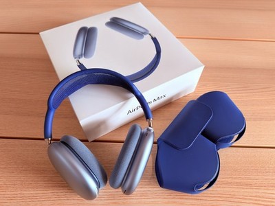 Apple AirPods Max 1. Generation Kopfhörer Sky Blau mit Lightning