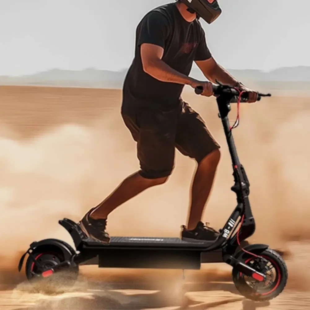 iScooter W8 Trottinette Électrique 500W Pliable avec Pneus 9,3 Pouces Tout Terrain