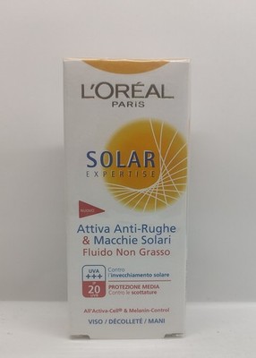L'Oréal Solar Attiva Anti-Falten & Flecken Sonnenschutz UVA/UVB SPF 20 50 ml