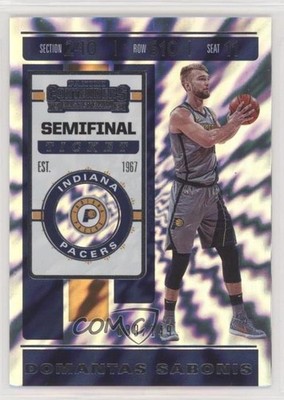 2019-20 Panini Contenders Semifinal Ticket /149 Domantas Sabonis #30 09te