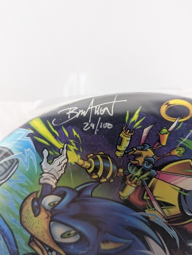 Discraft Full Holo Foil Sonic #29/100 Signed By Brian Allen 177+g - Picture 2 of 5