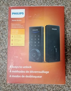 Phillips 4000 Series Wi Fi Smart Deadbolt 4 Ways To Unlock Matte Black