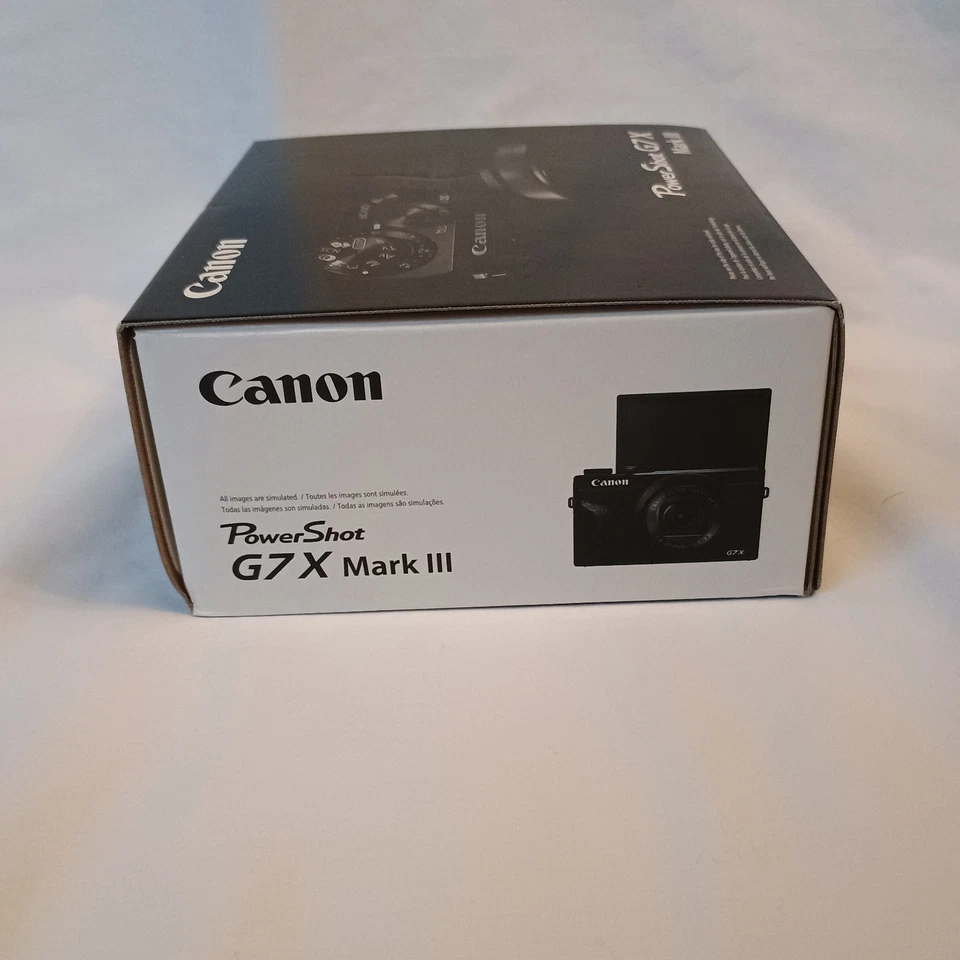 Canon PowerShot G7 X Mark III Digital Camera Point & Shoot 20.1MP 4K Black NEW - Image 2 of 4