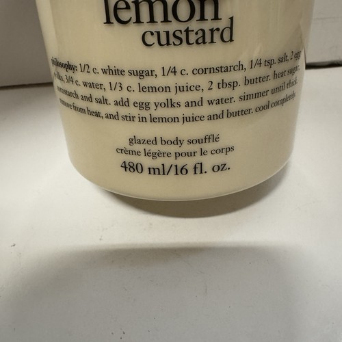 Philosophy Lemon Custard Souffle per il corpo smaltato 16 oz - Foto 2 di 4