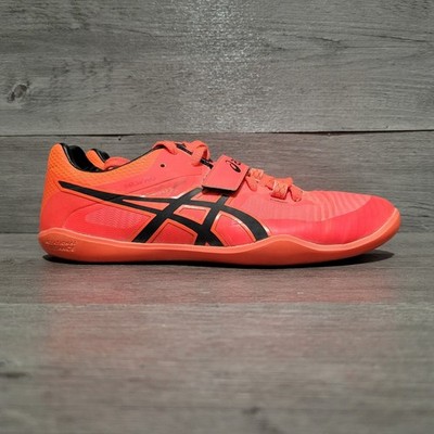 ASICS Mens 8.5 Track and Field Spike THROW PRO 2 Sunrise Orange Red