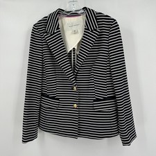 Banana Republic Womens Nautical Preppy Blazer Size 8P Jacket Academia Career