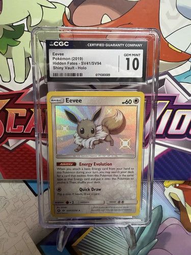 Eevee graded CGC 10 for sale on eBay
