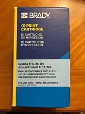 "NEW" 131586 M-48-498 Brady Repositionable Vinyl Cloth 1.00" x 0.75" BMP41 51 53