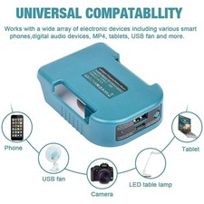 Makita 18V Battery Holder USB Type C Charger Adapter BL1840 BL1850 BL1860