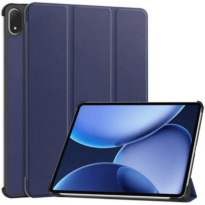 Hülle mit Klappe für OnePlus Pad 3/2 Pro, OPPO Pad 4 Pro Bizon Case Dunkelblau