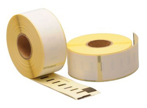 Rillstab Rollenetiketten 89 X 28 Mm Weiß 2 Rollen à 130 Etiketten-image