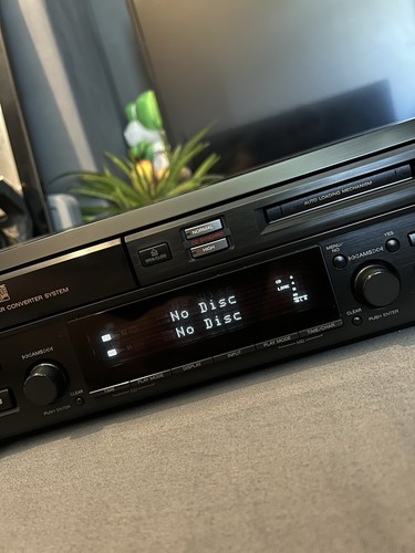 Sony MDS MXD D40 Minidisc Recorder CD Player Compact Disc Deck - NEW BELT ✅ - Afbeelding 16 van 16