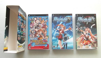 PSP The Legend of Heroes Sky Trail Falcom Complete Edition set of