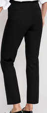 Old Navy Pants Womens 6 BLACK High-Rise Pixie Skinny Secret-Smooth Stretch