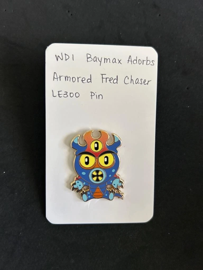 Disney WDI MOG Big Hero 6 Baymax Armored Fred LE300 Chaser Adorb Pin
