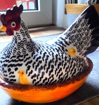 emma bridgewater hen on nest neuwertig mit Original Karton H 22cm B 17 cm L 22cm