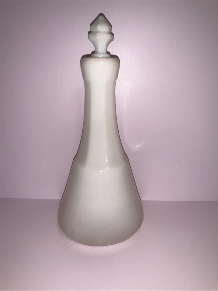 ¡Preciosas botellas de vidrio de leche vintage de peluquería con tapón! Foto 3 de 4