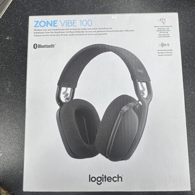 Logitech Zone Vibe 100 Wireless Bluetooth Headset Graphit