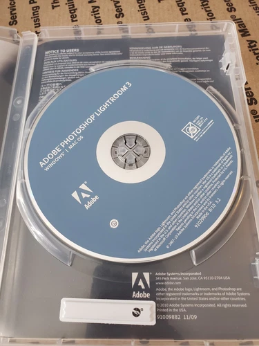 Adobe Photoshop Lightroom 3 for Windows Mac OS Full Retail Version w/ Serial Key - Picture 1 of 3
