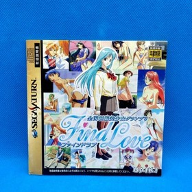 [Used] Sega Saturn Find Love 1 & 2 Rhapsody HST-3210 Tested 2-Game ~ From JAPAN