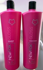 New Fox Gloss Deep Shampoo and Conditioner Set, Progressive Straighten 1L Each.