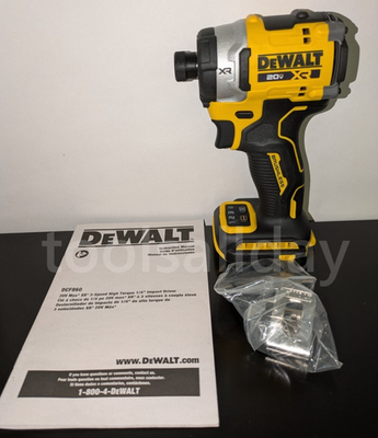 #ad DEWALT DCF860B 20V XR High Torque 3 Speed Brushless Cordless 1 4quot; Impact Driver $117.95