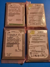Lot of 4 - 160gb 2.5 sata hard drives - Tested working