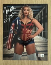 NIKKITA LYONS WWE NXT SIGNED 8X10 PHOTO BECKETT BAS
