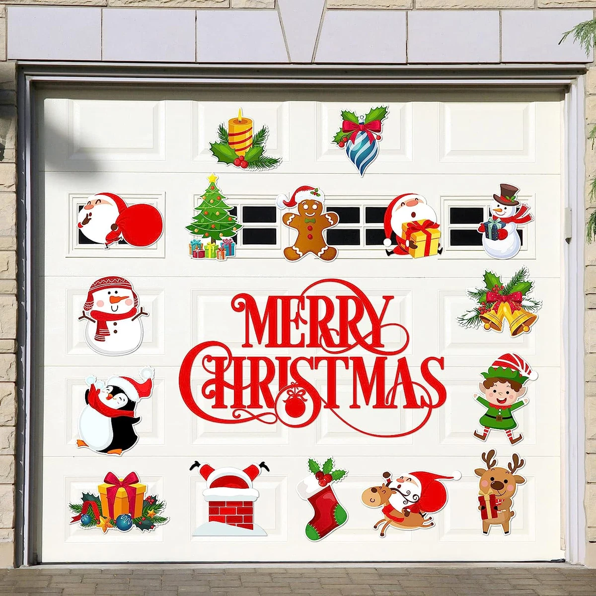 Garage Door Christmas Decorations Shelly Lighting