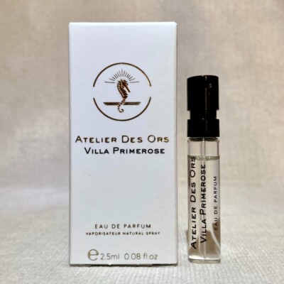 Atelier Des Ors Villa Primerose Eau de Parfum Sample Spray .08oz, 2.5ml NIB