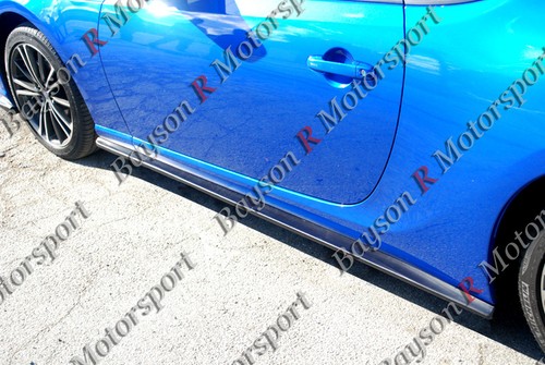 Fits 12-21 Subaru BRZ / Toyota FR-S FRS FT86 GT86 CS-Style Side Skirts (PU) - Picture 4 of 6