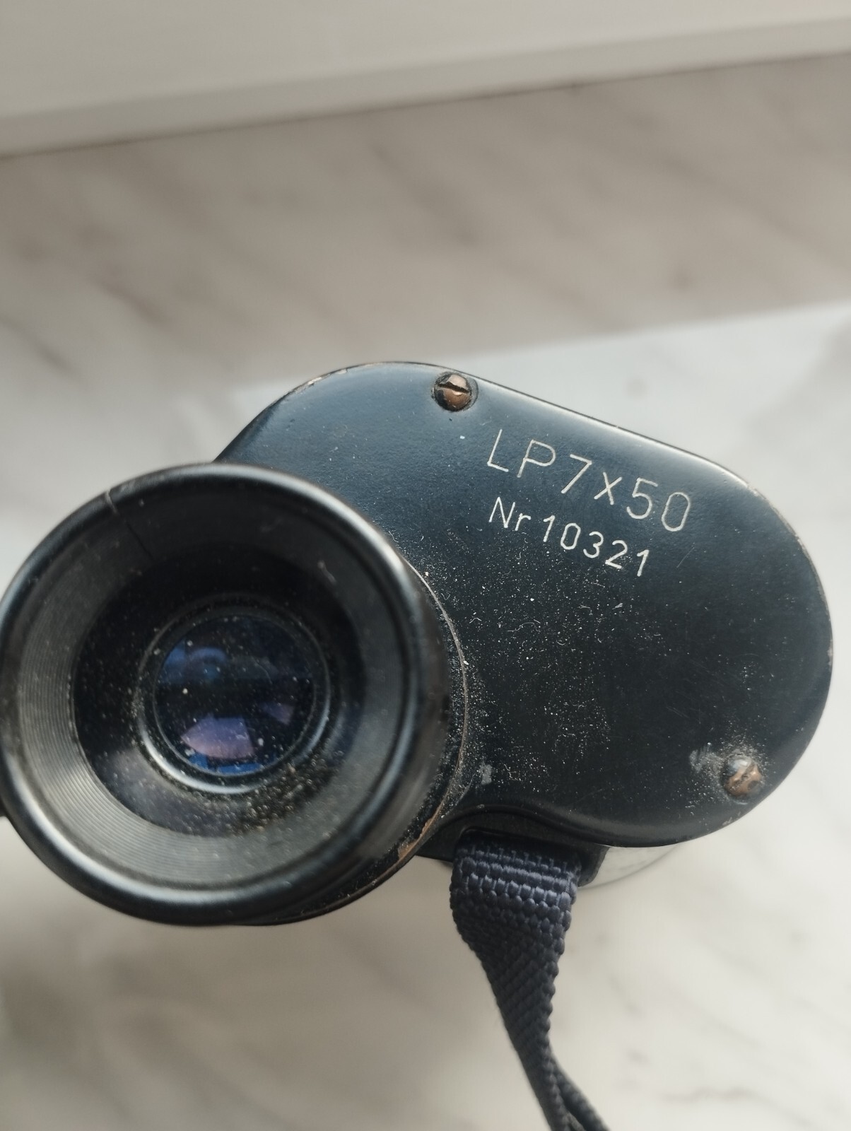 Polish PZO WARSZAWA LP 7x50 binoculars, Polish Navy (Marynarka Wojenna) — image 11
