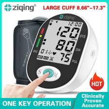 Digital Blood Pressure Monitor Upper Arm Heart Rate Machine BP Large Cuff