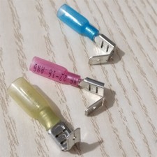 50pcs Piggyback Spade Terminals Heat Shrink Quick Disconnect Wire Connectors