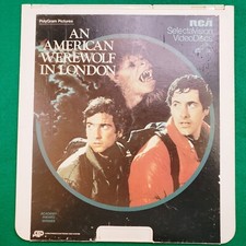 An American Werewolf In London RCA Selectavision Video Disc CED USED UNTESTED