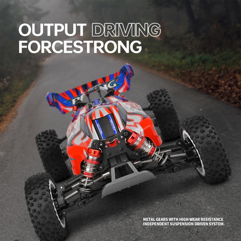 2.4Ghz 4WD 60KM/H High Speed 1/12 RC Racing Car Brushless Motor 124008 Toys Kit