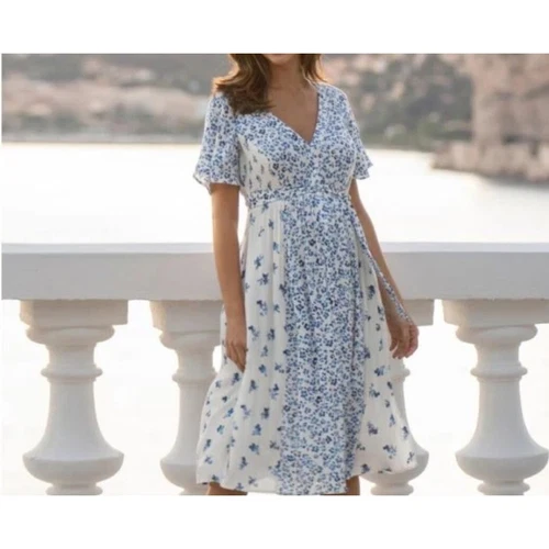 Seraphine Luxe Floral Nursing and Maternity Dress Size 10