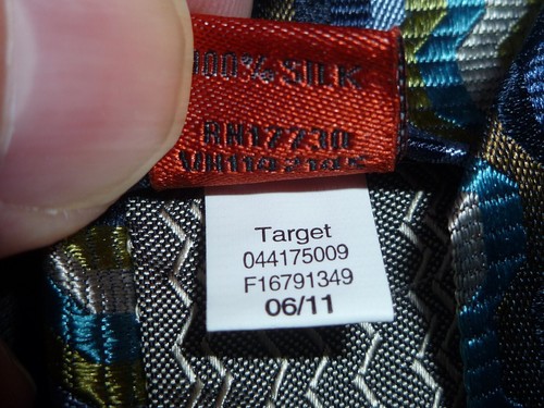 Missoni Multi-Color Chevron Striped Silk Tie - Picture 6 of 7
