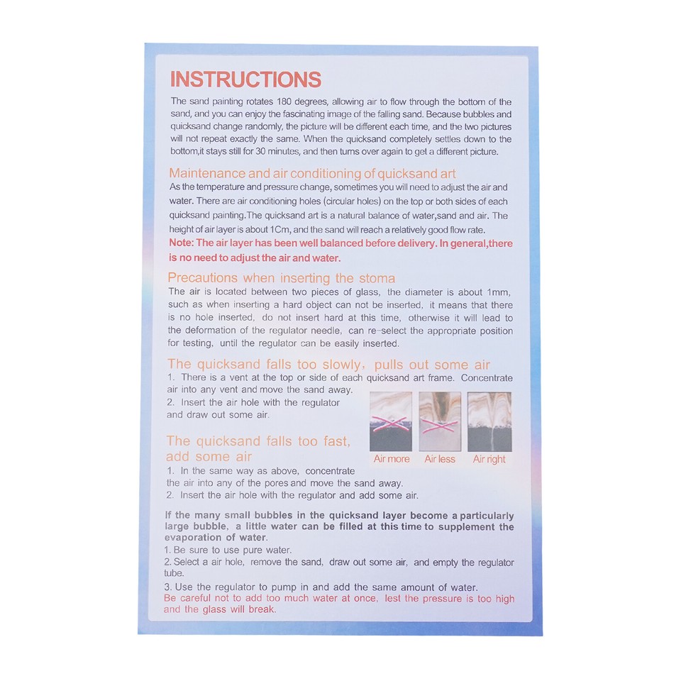 Moving 3D Sand Art Picture Round Hourglass Sea Motion Sand Frame Home