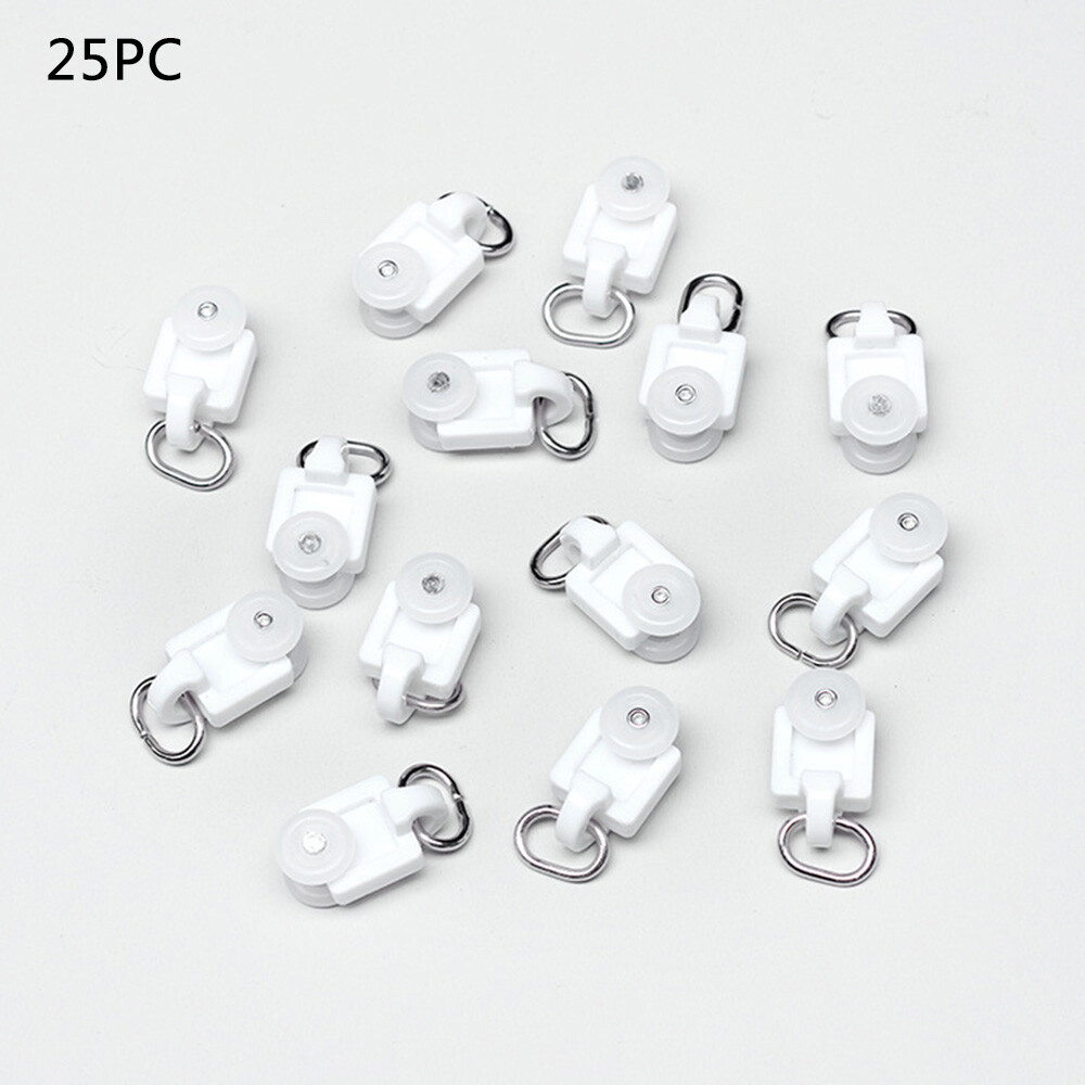 50PCS Plastic Curtain Track Hooks Runner Fit For Camper Van