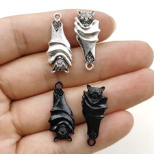 10pcs 32 12MM Alloy Charm Bat Pendant Crafts ef4430
