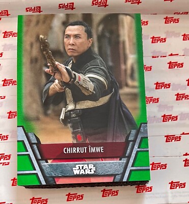 2020 Topps Star Wars Holocron Green Parallel #REB-27 Chirrut Imwe | eBay