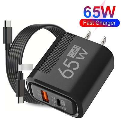 65W Fast Charging Type C Wall Charger For Motorola Moto Edge 2025 2024 2023 2022
