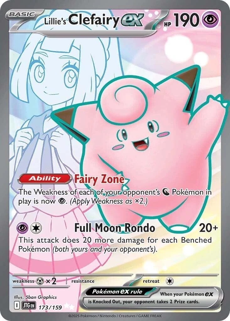 Lillie's Clefairy Ex 115/100 Battle Partners for sale | eBay